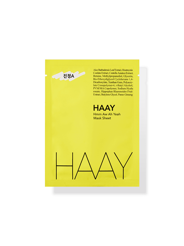 HAAY Hmm Aw Ah Yeah Mask Sheet